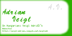 adrian veigl business card